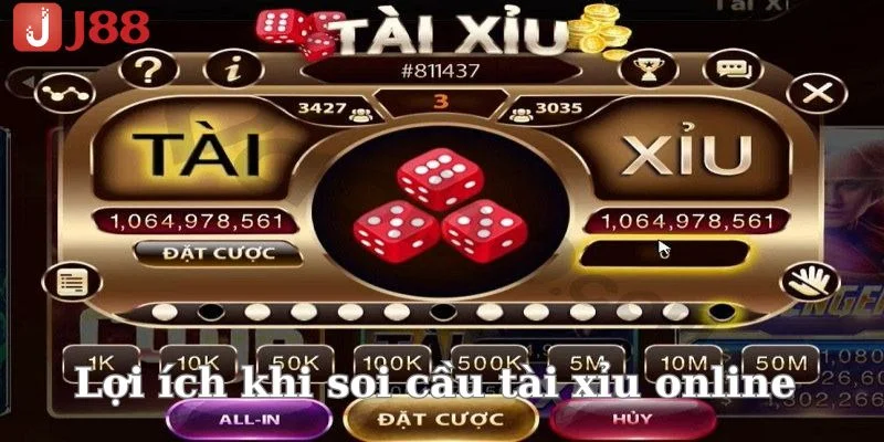 Soi Cầu Tài Xỉu Online J88: Tổng Hợp Mẹo Chơi Xanh Chín Nhất 3 Áp dụng mẹo soi cầu tài xỉu online mang lại nhiều lợi ích.